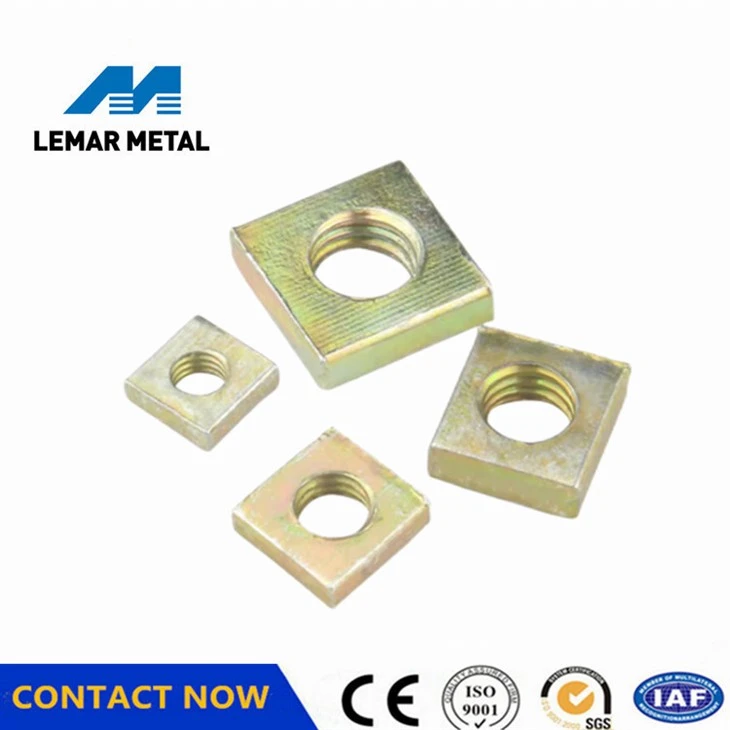 Zinc Plated Square Nut